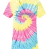 Ladies Talladega Tie Dye T-Shirt -Fashion Clothing Sales 0001 TAL9LT0022A