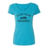 Ladies Daytona 'Start Your Engines' T-Shirt -Fashion Clothing Sales DAY9LT0053