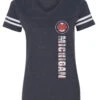 Ladies Retro Michigan T-Shirt -Fashion Clothing Sales MIC9LT0022A