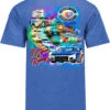 NASCAR 75th Anniversary Watercolors T-Shirt -Fashion Clothing Sales NAS7MT0004 D copy