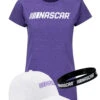 Ladies NASCAR Hat/Tee Combo -Fashion Clothing Sales NAS9LT0021 Bundle