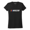 Ladies NASCAR Black V-Neck -Fashion Clothing Sales NAS9LT002502