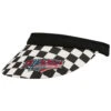 Ladies Talladega Checkered Clip On Visor -Fashion Clothing Sales TAL9LH0012 C
