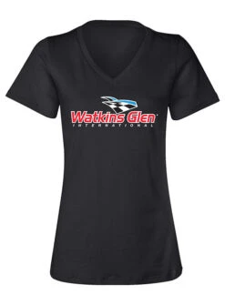Ladies Watkins Glen Logo V-Neck